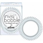 Invisibobble Slim Crystal Clear, 3 kusy originální vlasové gumičky průhledné